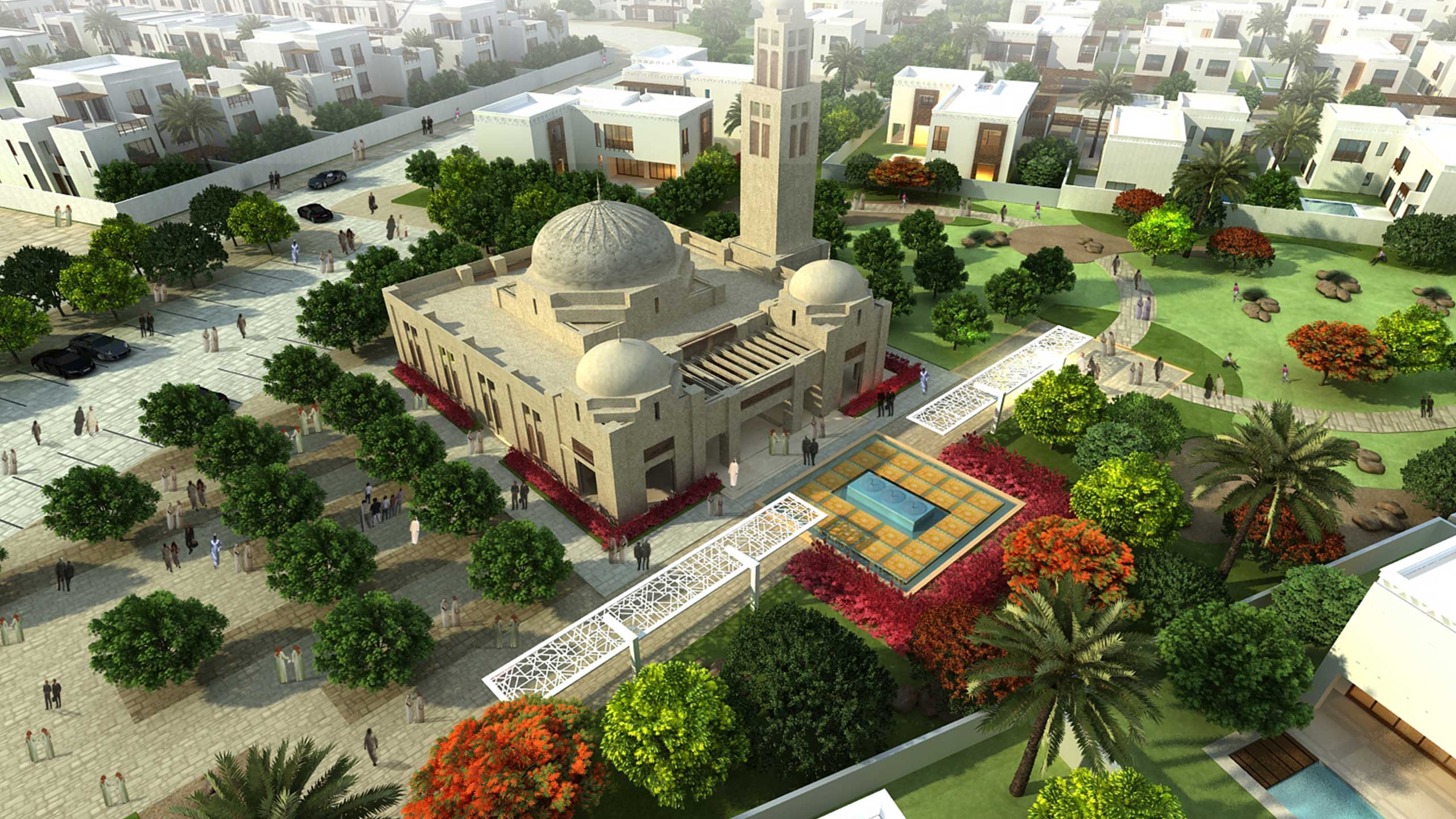 Villas & Mosque